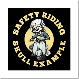 Safety riding Posters and Art